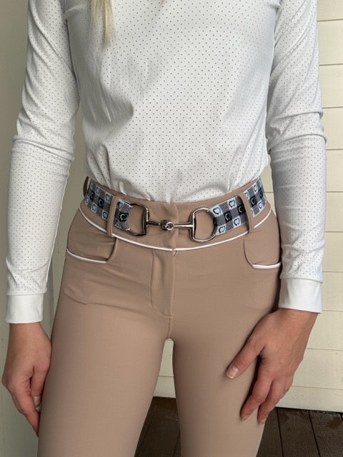 Heart Horse Tan Show Breeches